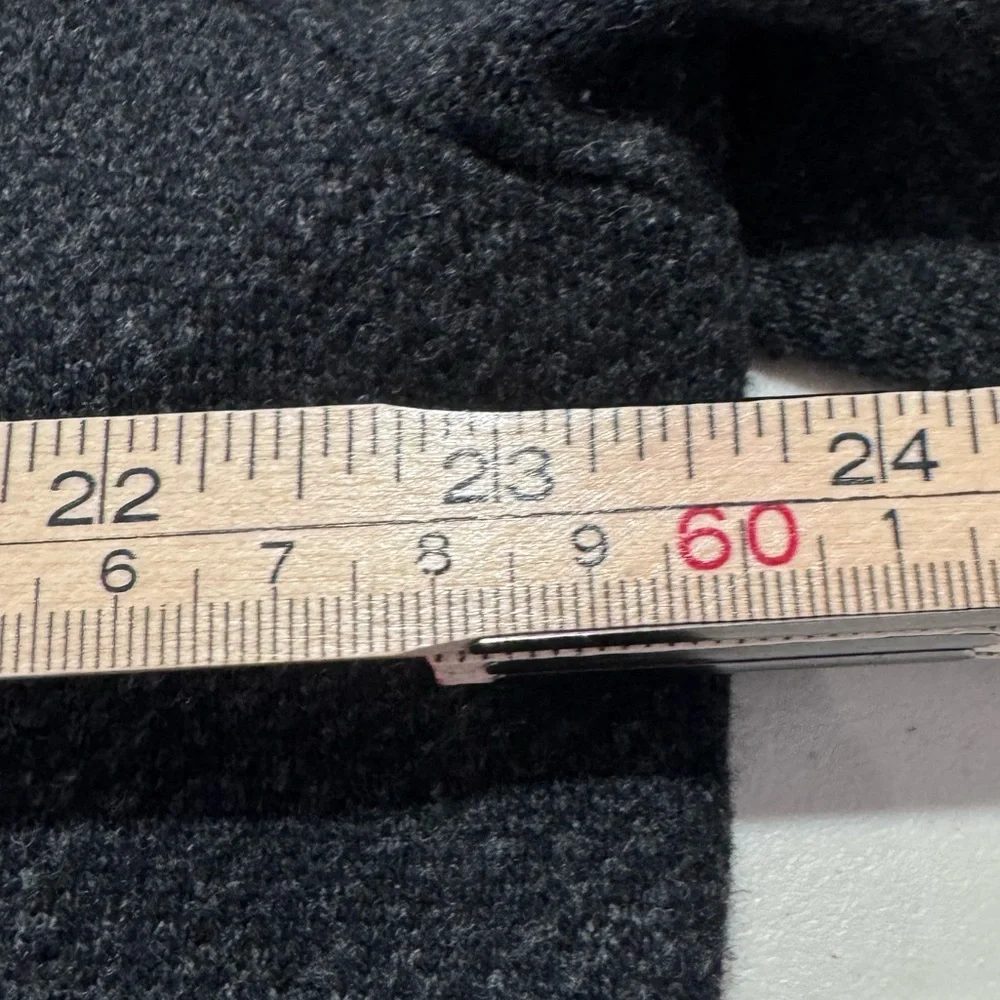 Polo Ralph Lauren Men Grey Regular Fit Wool Quarter Zip Sweater Size XL‎
